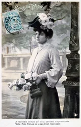 Postal francesa, c1900