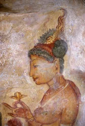 Fresco/Damas de Sigiriya/Sri Lanka