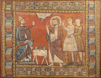 Fresco con el milagro de las joyas