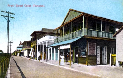 Calle Front, Colón, Panamá, 1907