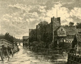 Frente del Castillo de Newark, 1898
