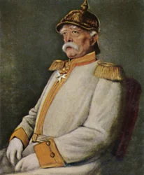 Príncipe Bismarck 1815-1898. - Pintura de Lenbach, 1934