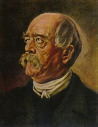 Fürst Bismarck 1815-1898. el canciller de hierro Pintura de P. Krom, 1934