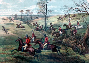 Grito completo, caza de zorros, siglo XIX