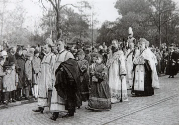 Funeral de la Zarina María Fyodorovna de Rusia, Roskilde, Dinamarca, 19 de octubre de 1928