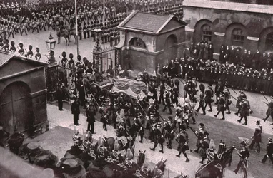 Procesión fúnebre del Rey Eduardo VII, Whitehall, Londres, 20 de mayo de 1910