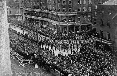 Procesión fúnebre del Rey Eduardo VII, Windsor, Berkshire, 1910