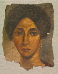 Retrato funerario de una mujer, c. 138-192