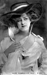 Gabrielle Ray 1883-1973, actriz inglesa, principios del siglo XX
