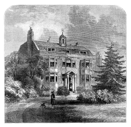 Gads Hill Place, la residencia de Charles Dickens, Higham, Kent, finales del siglo XIX