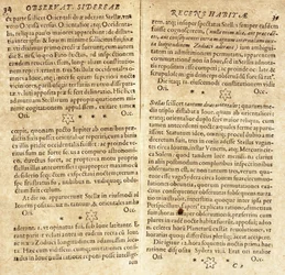 Dibujos de Galileo de los satélites de Júpiter