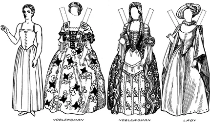 Galería de Trajes Históricos: Lo que la gente usaba en los primeros días georgianos