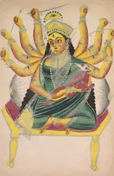 Ganesha-Janani Madre de Ganesh, 1800s