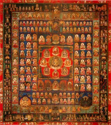 Garbhadhatu Mandala, siglos VIII-IX