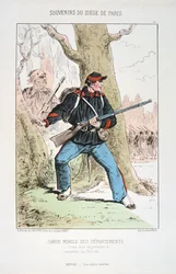 Garde Mobile des Departements, Sitio de París