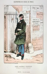 Garde Nationale Sedentaire, Sitio de París, 1870-1871