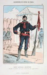 Garde Nationale Sedentaire, Sitio de París, 1870-1871