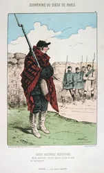 Garde Nationale Sedentaire, Sitio de París, 1870-1871