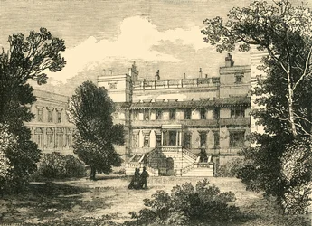 Fachada del jardín de la Casa Northumberland, 1881