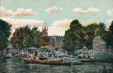 Villa de Garrick, Hampton, c1910