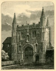 Puerta de la Abadía de San Juan, 1898