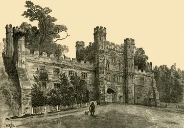 Puerta de la Abadía de Battle, 1898
