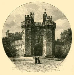 Puerta del castillo de Lancaster, 1898