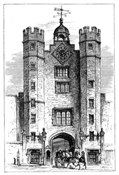Puerta del Palacio de St James, Londres