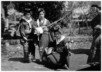Chicas geisha, Japón, principios del siglo XX