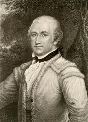 General Daniel Morgan con un abrigo de piel de ante de los guardabosques de Virginia, c1780, 1937