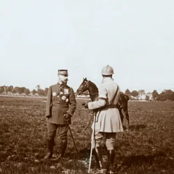 General Henri Gouraud, Chalons, Marne, norte de Francia, c1914-c1918