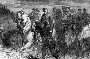 General Jackson mortalmente herido, finales del siglo XIX