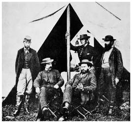 Cuartel general del General McClellan, Antietam, Maryland, Guerra Civil Americana, 1861-1862, 1955