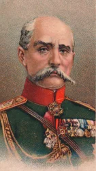 General Platon Lechitsky 1856-1921, comandante ruso en la Primera Guerra Mundial, 1917