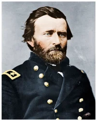 General Ulysses S. Grant, soldado y político estadounidense, c1860s 1955