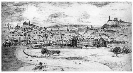 Vista General de Edimburgo desde Arthur