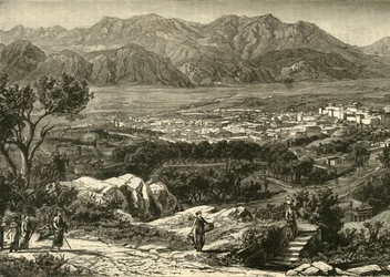 Vista general de Esparta, restaurada