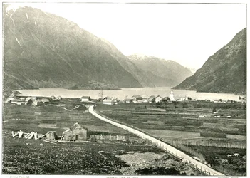 Vista general, Odde, Noruega, 1895