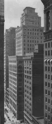 Vista general del edificio Johns-Manville, Nueva York, 1924