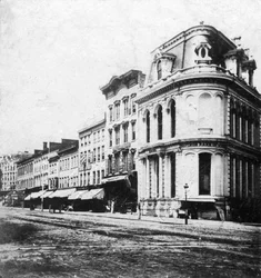 Calle Genesee, Utica, Nueva York, EE.UU., principios del siglo XX