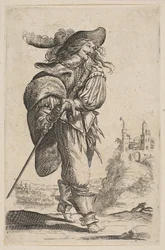 Caballero Sosteniendo una Espada, 1629