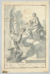 Sacerdote de Rodillas, siglos XVII-XIX