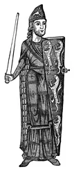 Geoffrey Plantagenet, Conde de Anjou, mediados del siglo XII, 1910