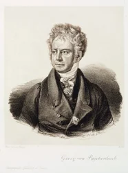 Georg von Reichenbach, ingeniero e instrumentista alemán, c 1820