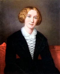 George Eliot de joven, c1840