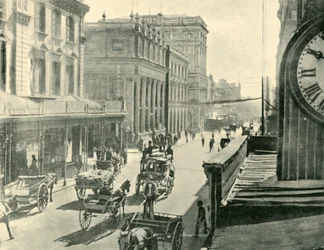 Calle George, Sídney, 1901