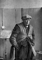 Georges Braque, artista francés, 1934