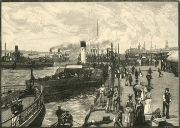 Embarcadero de Georges, 1898