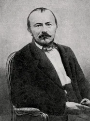 Gerard de Nerval, poeta francés, 1855