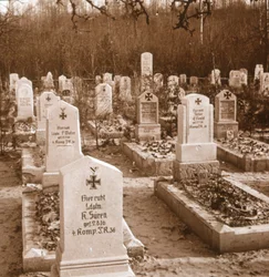 Cementerio alemán, Carlepont, norte de Francia, c1914-c1918